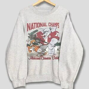 Vintage University of Alabama Sweatshirt Alabama Crimson Tide football shirt tee